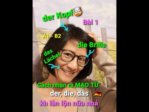 Video ???????? Học tiếng Đức A1-B2, TIPPS nhận ra MẠO TỪ, các... - YouTube