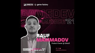Game Dev Conference : Data Analytics in Gaming with Rauf Mammadov