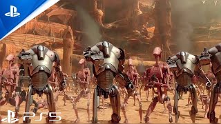 Defense of Geonosis | PlayStation 5 Gameplay | Ultra Realistic HD Gameplay | Star Wars Battlefront 2