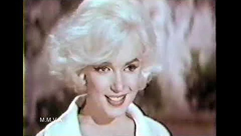 Marilyn Monroe In The Unfinished "Something's Got To Give" -  Rare, Raw Outtakes On Set Footage 1962