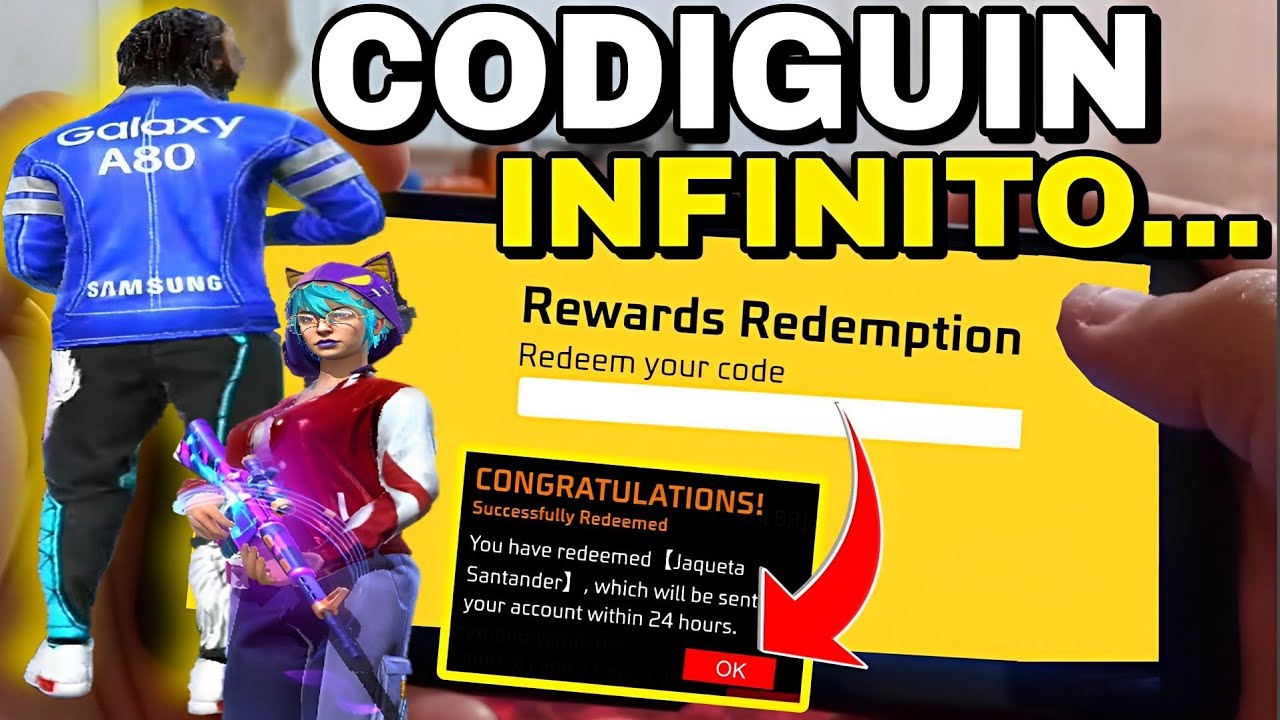 NOVO CODIGUIN INFINITO VAZADO HOJE! COMO RESGATAR O CODIGUIN DA