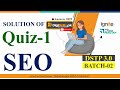 seo quiz 1 dstp 3.0 batch 02 2025 | dstp 3.0 batch 02