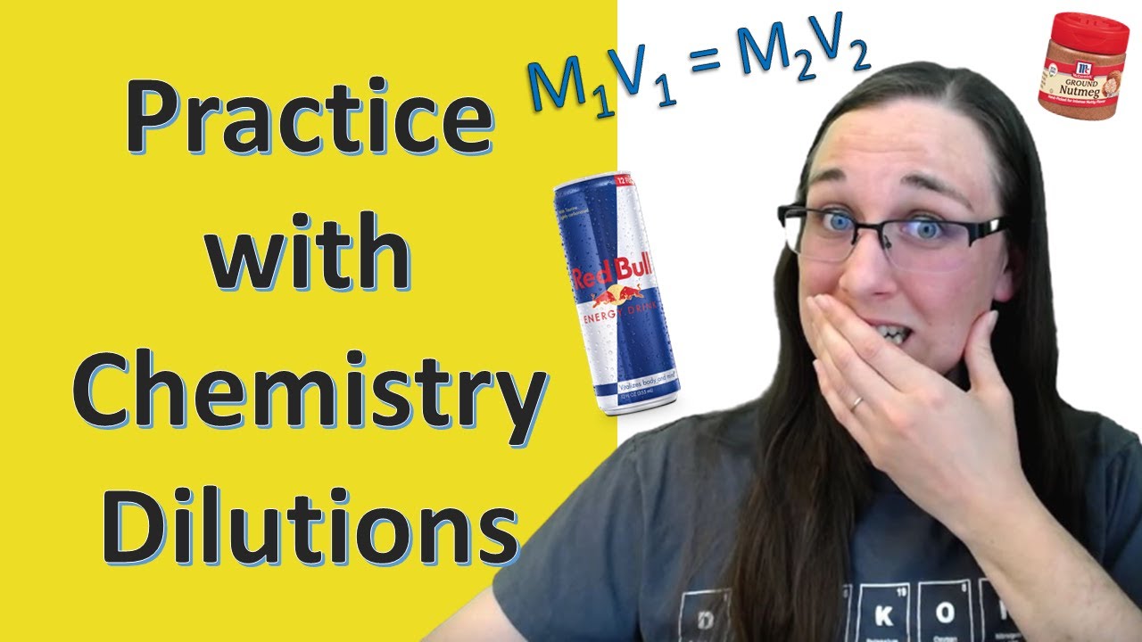 Practice with Dilutions Chemistry Dilutions M1V1 = M2V2 (60) YouTube
