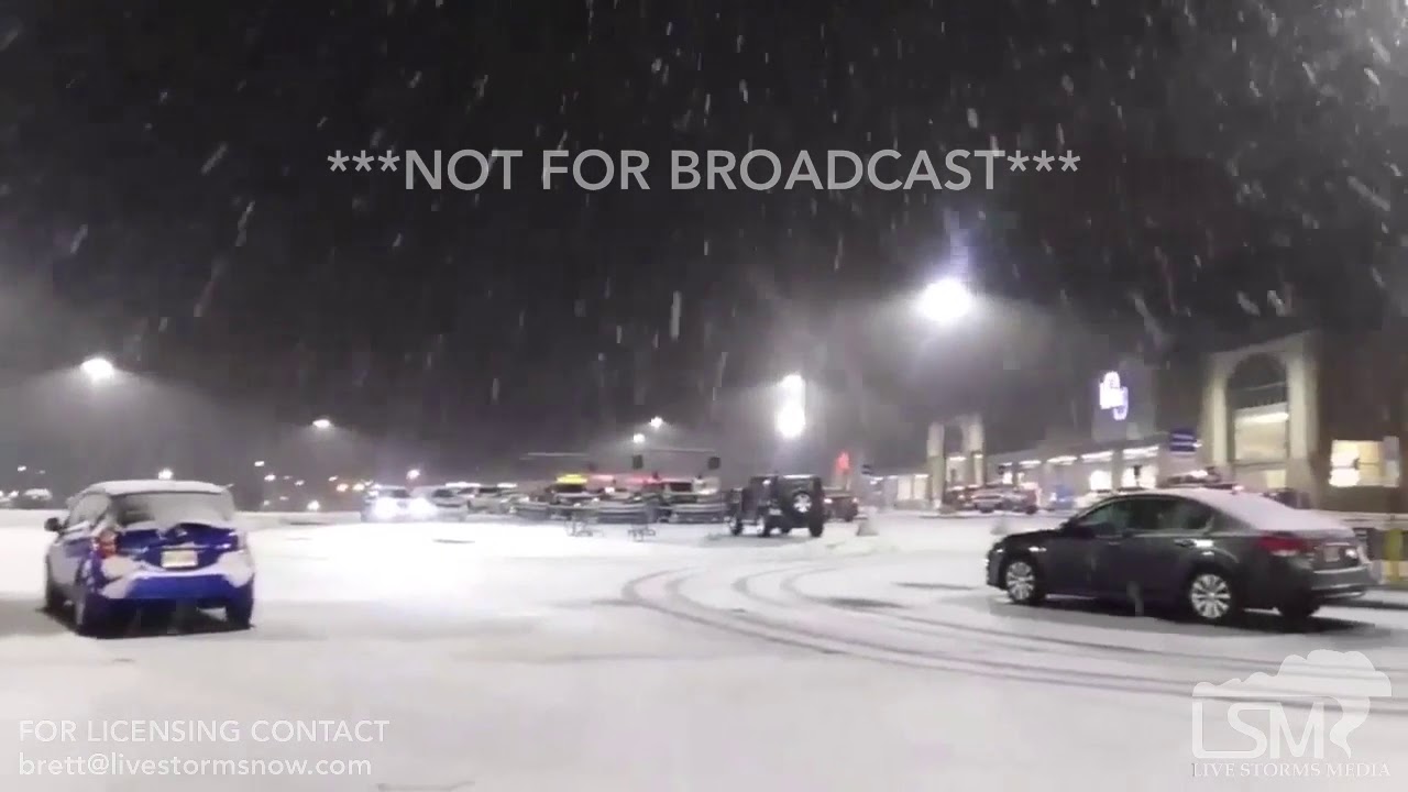 01122019 Vinton,VA Heavy Snow changing to Sleet Dangerous Roads