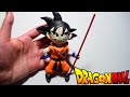 Creando a GoKu pequeño con porcelana fría | Dragon Ball Goku niño