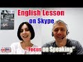 ENGLISH LESSON ON SKYPE. FOCUS ON SPEAKING "JOBS"