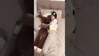 It Turns Out That With Bean Bear Next To You, You Will Really Sleep Happily. Bean Bear Can Coax