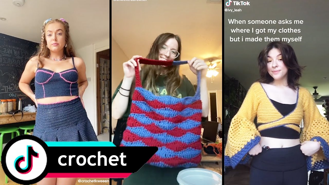 TIKTOK CROCHET FASHION COMPILATION #149 - YouTube