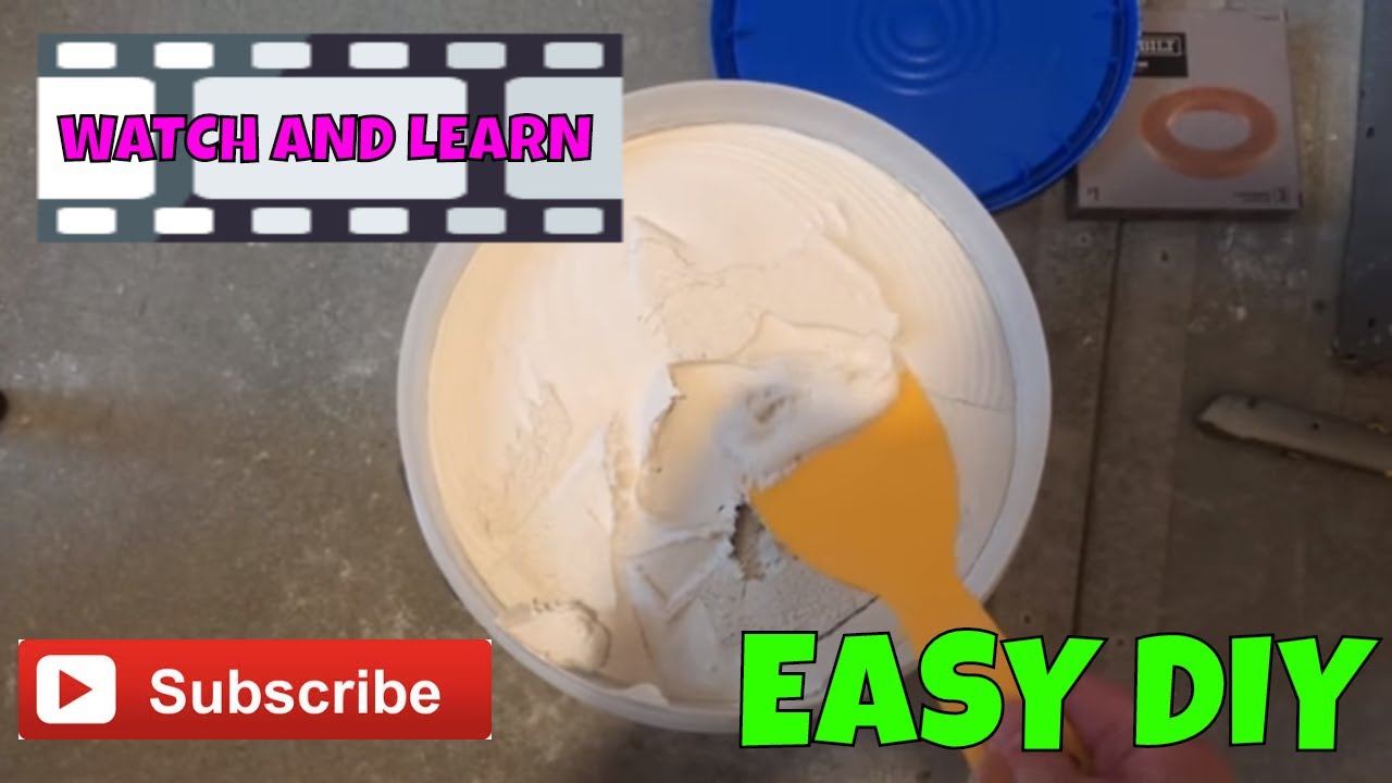 How To Mud Drywall Screws YouTube