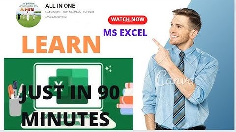 Lesson No 07 | Ms Excel 2007  in Pashto | Page Layout Menu