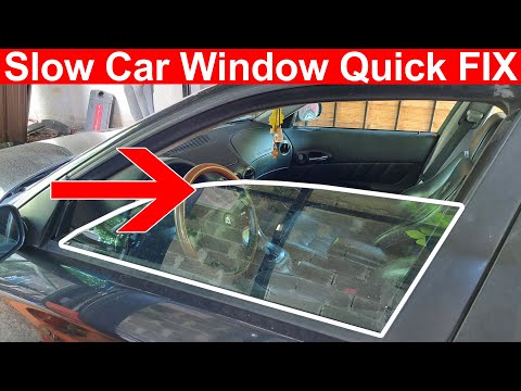 Slow Car Window Quick Fix