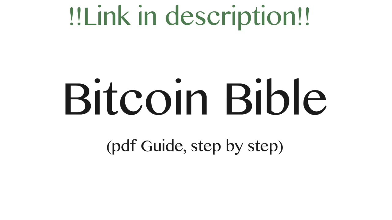 How To Start with Bitcoin - Beginner Guide - YouTube
