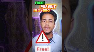 Edit Pdf In Just 1 Second ! | Pdf Edit | Pdf Edit Ai | Pdf Edit Free | Free Pdf Edit |Pdf Editor App