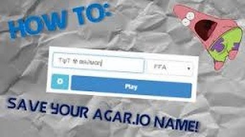 How To Save Names In Agar.io (2016 Still WORKS !!!)