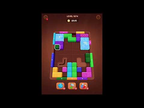 Wood Away Block Puzzles Levels 1671-1672-1673-1674-1675-1676-1677-1678-1679-1680