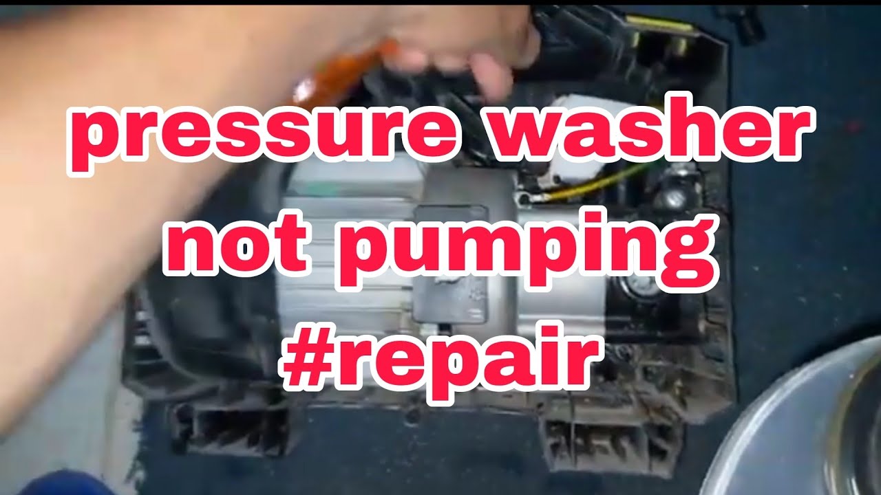 repairing pressure washer due to not pumping YouTube