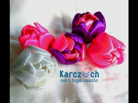 Kanzashi 19  Tulip