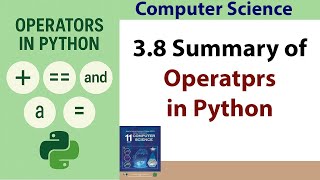 Short Summary of Operators in Python | Computer Science Class 11 | FBISE 2025