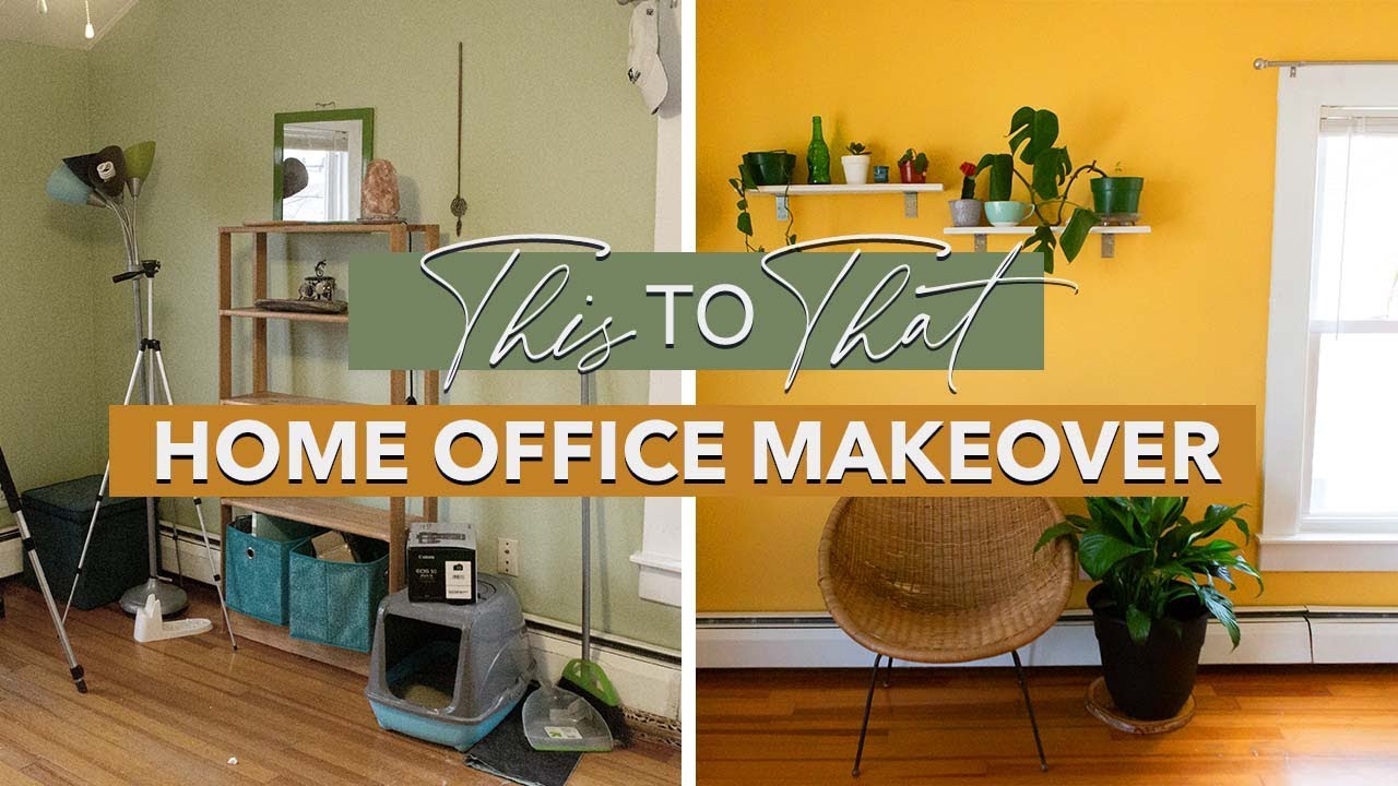 DIY HOME OFFICE MAKEOVER - A Wedding Photographer's Quarantine Workspace Renovation