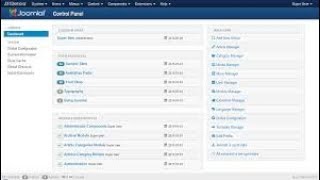 Joomla-Control Panel