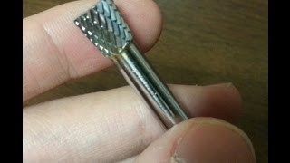SN-2 INVERTED CONE CARBIDE ROTARY BURR FILE 1/4 x 3/8