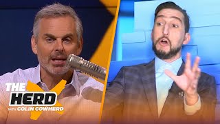 Browns' Baker evaluation, pressure on Tua, Brady/AB combo — Nick Wright discusses | THE HERD screenshot 5