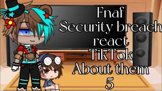 Fnaf Security Breach React Tiktok About Thempart 5 Warningswearing