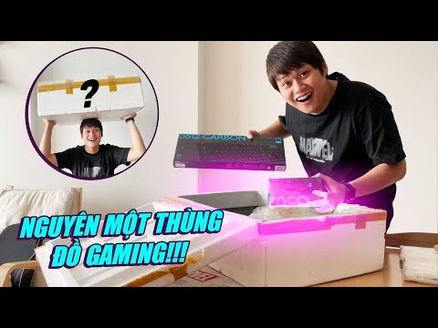 Video MỚI ĐƯỢC TẶNG NGUYÊN MỘT THÙNG ĐỒ GAMING - UNBOX LUÔN... - youtube