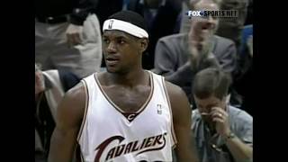 LBJ (Rookie) with the Steal and Showtime Slam • 12/28/03