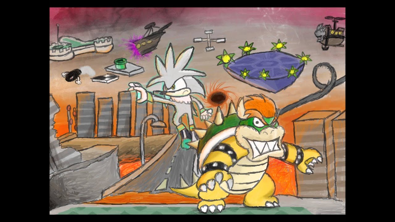 Bowser in the Crisis Galaxy: Sonic 06 x Super Mario 64/Galaxy Mashup