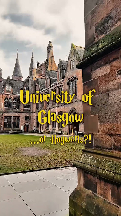 Visiting the university of Glasgow in Scotland is like visiting Hogwarts ⚡️🏴󠁧󠁢󠁳󠁣󠁴󠁿 #scotland