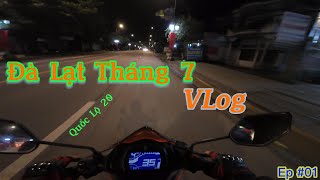 Đà Lạt tháng 7| Phượt xuyên đêm trên quốc lộ 20| mưa tháng 7, đội mưa cả đoạn đường| #dalat #travel