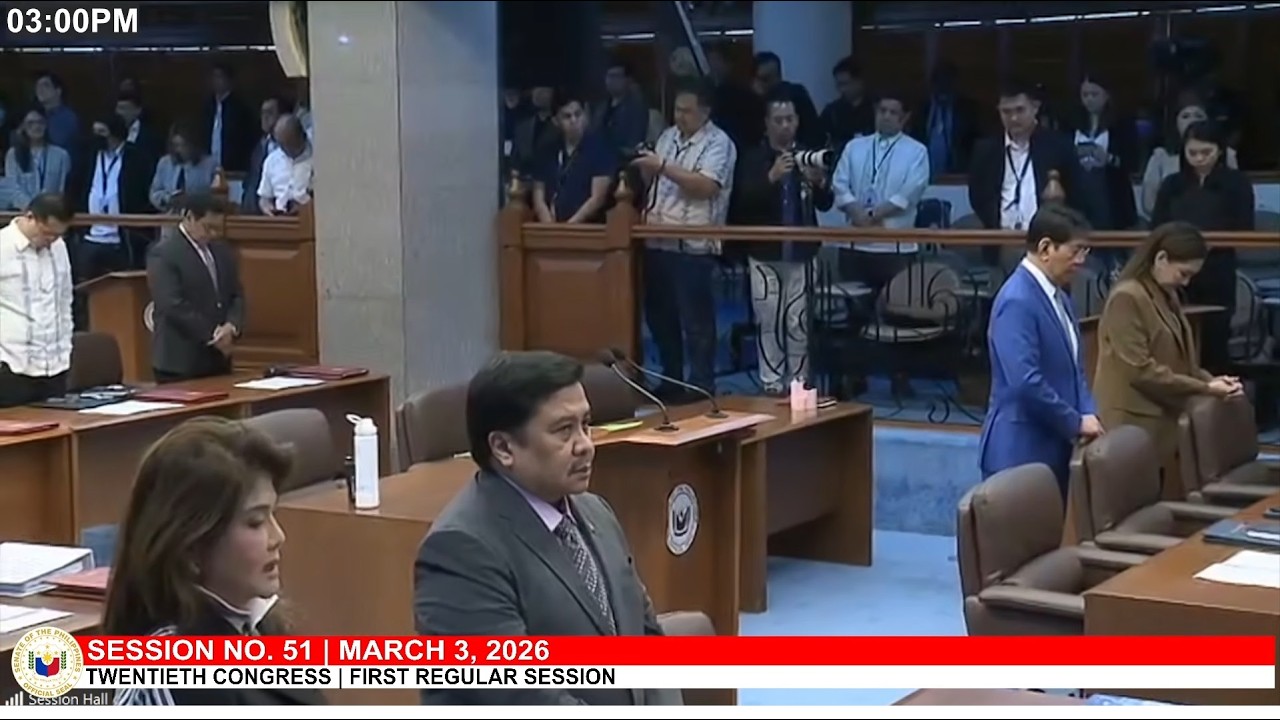 LIVE: Senate Plenary Session No. 51 (March 3, 2026)