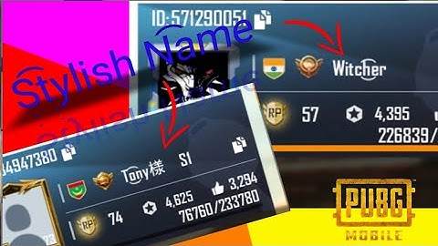 How To Generate Pubg Stylish And Fancy Name With Symbols