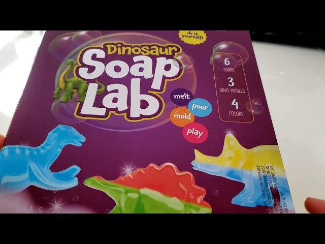 Dan&Darci - Dino Soap Making Kit for Kids - STEM DIY Activity Craft Kits -  Dinosaur Science Kits for All Ages 