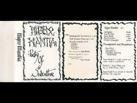 Nigro Mantia DK Demo 1 Poetry Of Subculture 16th 17th September 1984 Restored Mastered