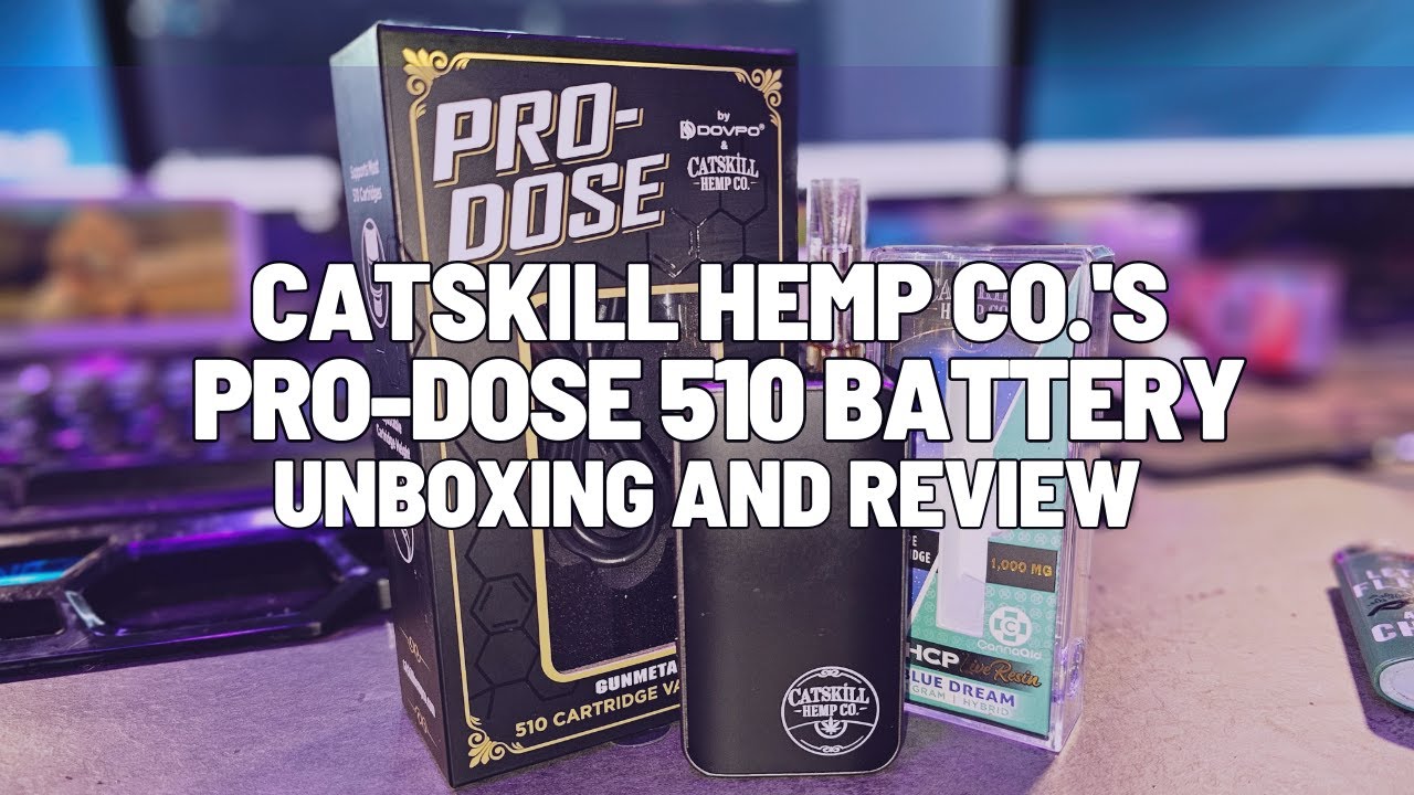 Unboxing and Review of the Pro-Dose 510 Cartridge Vaporizer: The Catskill Hemp Co. Vaping Experience