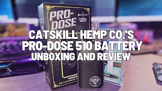 Unboxing and Review of the Pro-Dose 510 Cartridge Vaporizer: The Catskill Hemp Co. Vaping Experience