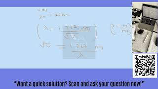 What voltage is needed to produce electron wavelengths of 0.26 nm? (Assume that the electrons are