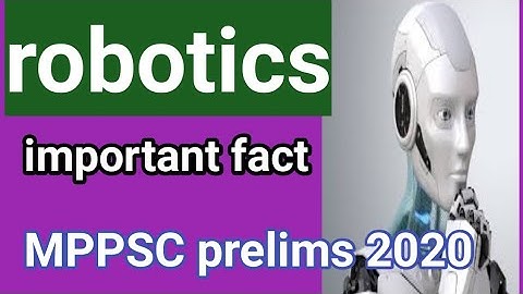 robotics रोबोटिक्सmppsc pre new syllabus unit 9 robots artificial intelligence and cybersecurity