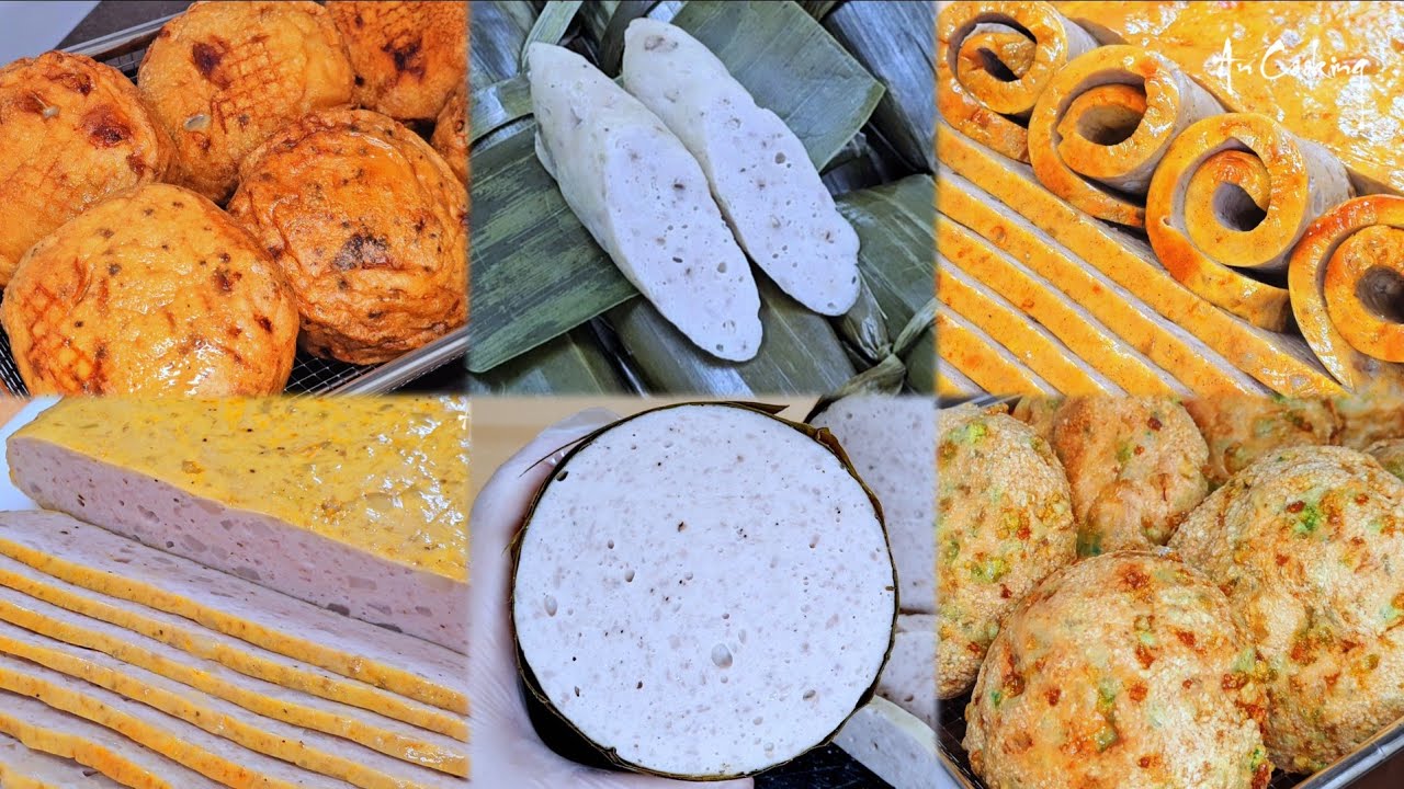 Cách làm 6 loại chả chỉ từ 1 công thức. Chả rất dai giòn và thơm ngon. Cách làm dễ thành công nhất.