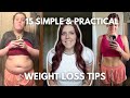 15 simple  practical tips for weight loss  how i lost 70 lbs in a year  kept it off