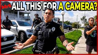 Cop Fail: 6 Cops vs 1 Camera | 1st Amendment Audit | ID Refusal