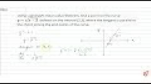 Using Lagranges mean value theorem, find a point on the curve `y=sqrt(x-2)` defined on the inter...