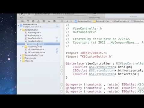 iPhone tutorial - Custom animation button part 3