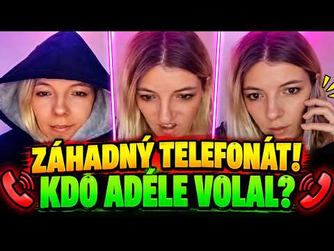 ZÁHADNÝ HOVOR!! NĚKDO ADÉLE VOLAL NA STREAMU!! 😱 SHOPAHOLICADÉL SE VYLEKALA, ADÉLA SI HRAJE NA AI🤖