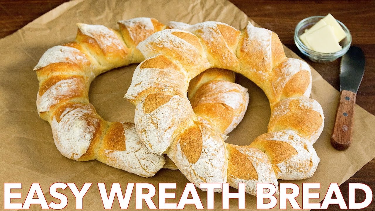 Wreath Bread Recipe Video Natashaskitchen Com