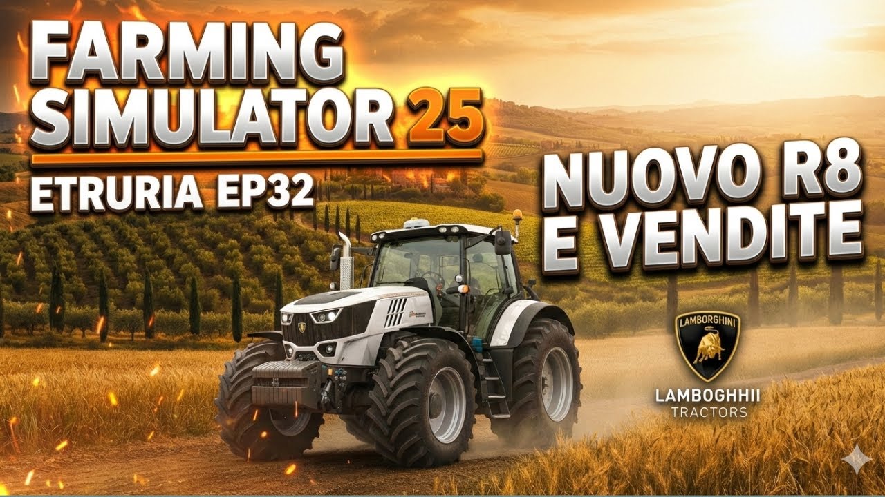 FS25 ETRURIA Ep32 Cambiamo IL Fendt 939 Con Il Lamborghini R8|Gameplay ITA|Playthrough