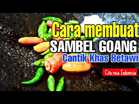 Resep Sambal Goang Kencur