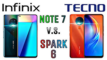 Infinix Note 7 vs Tecno Spark 6 | Specification | Comparison | Mediatek G70